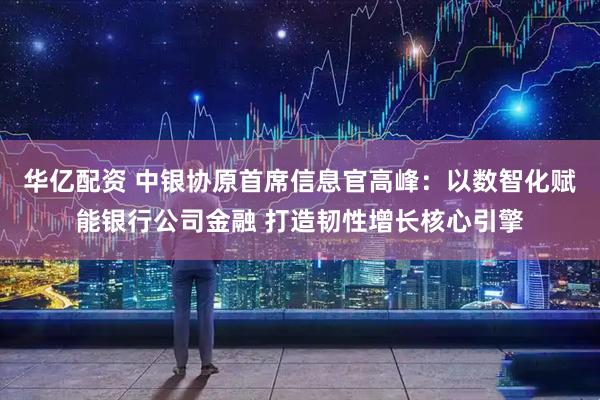 华亿配资 中银协原首席信息官高峰：以数智化赋能银行公司金融 打造韧性增长核心引擎