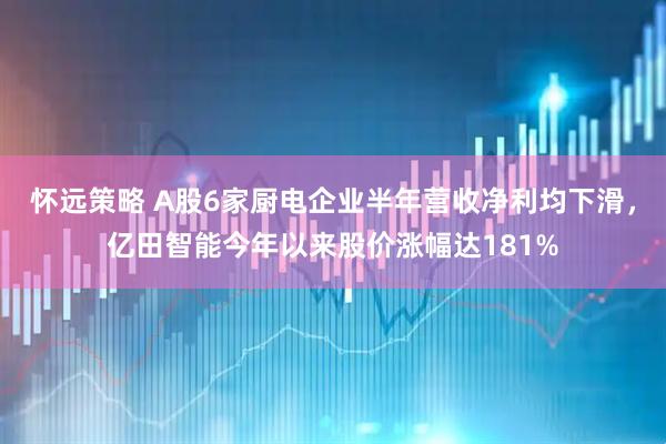 怀远策略 A股6家厨电企业半年营收净利均下滑，亿田智能今年以来股价涨幅达181%