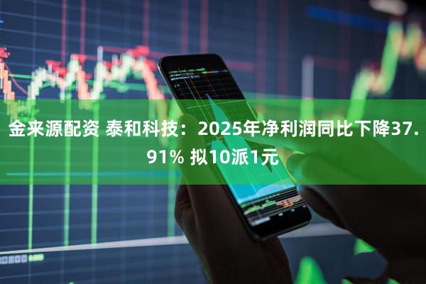 金来源配资 泰和科技：2025年净利润同比下降37.91% 拟10派1元
